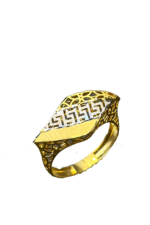 انگشتر طرح تراش